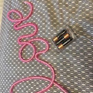 Cute light “love” decoration